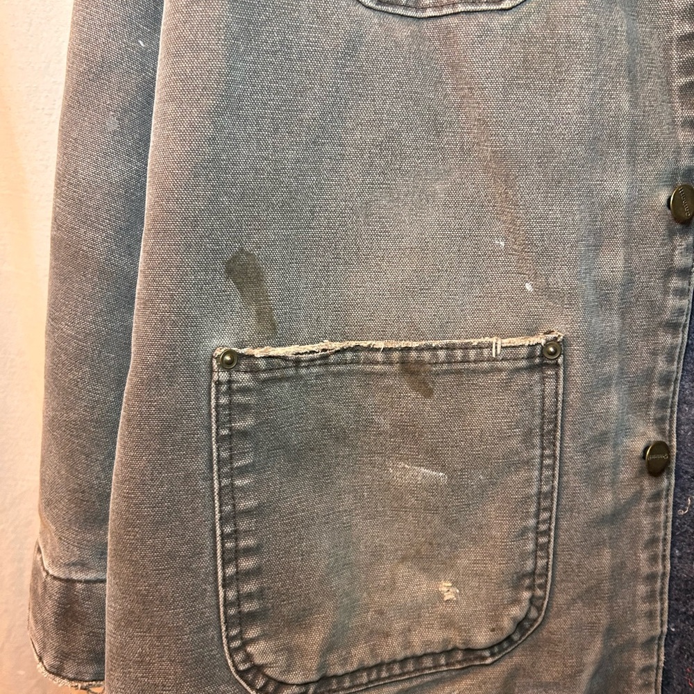 Carhartt Men's Vintage Blanket-lined Barn Chore Coat - Picture 6 of 7